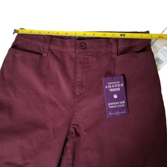Gloria Vanderbilt Amanda Trousers Nwt 